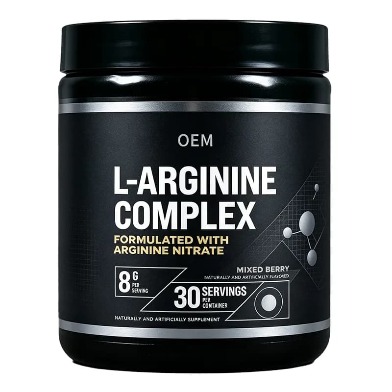 OEM Mixed Berry L Arginine Complex Powder With Arginine Nitrate 8g Per Serving 30 Servings Natural Flavored