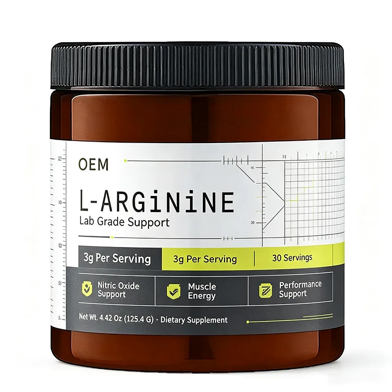 OEM Lab Grade L-Arginine Powder 125.4g 3g Per Serving 30 Servings Unflavored Pure Amino Acid Fitness