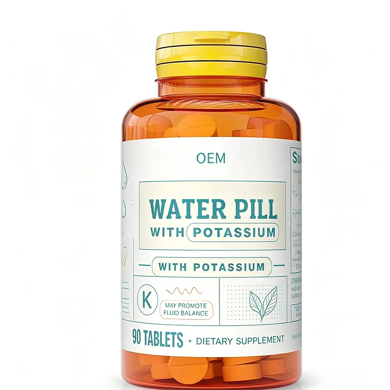 OEM Water Pill Tablets With Potassium 90 Count Unflavored Mineral Blend Daily Fluid Balance Support Vegetarian
