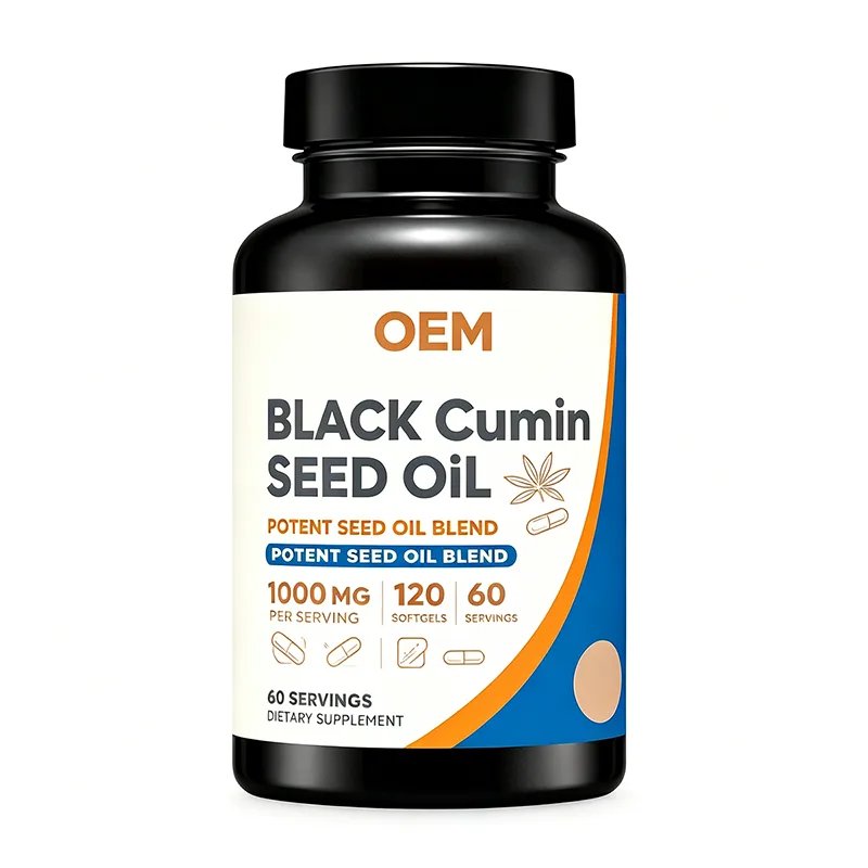 Black Cumin Seed Oil Potent Blend 1000mg Per Serving 120 Softgels 60 Servings OEM Dietary Supplement