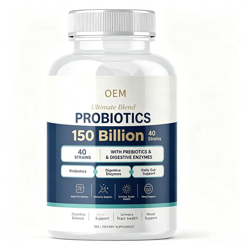 Ultimate Blend Probiotic Capsules 150 Billion for Daily Gut Support Digestive Health Urinary Tract Health and Mood Balance