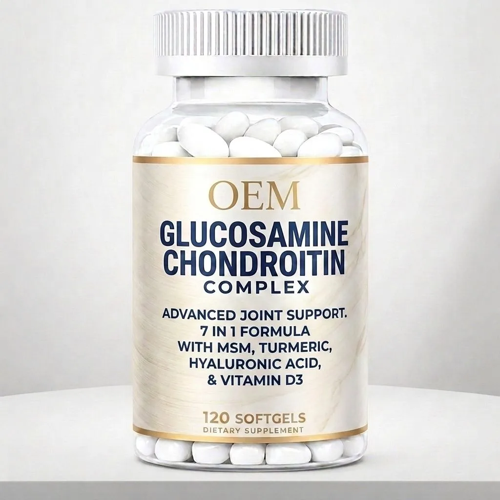 Private Label Glucosamine Chondroitin Complex Softgel 120 Softgels Bulk OEM ODM Service