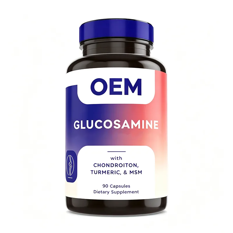 Private Label Glucosamine Chondroitin Turmeric MSM Capsule 90 Caps Bulk OEM ODM Service