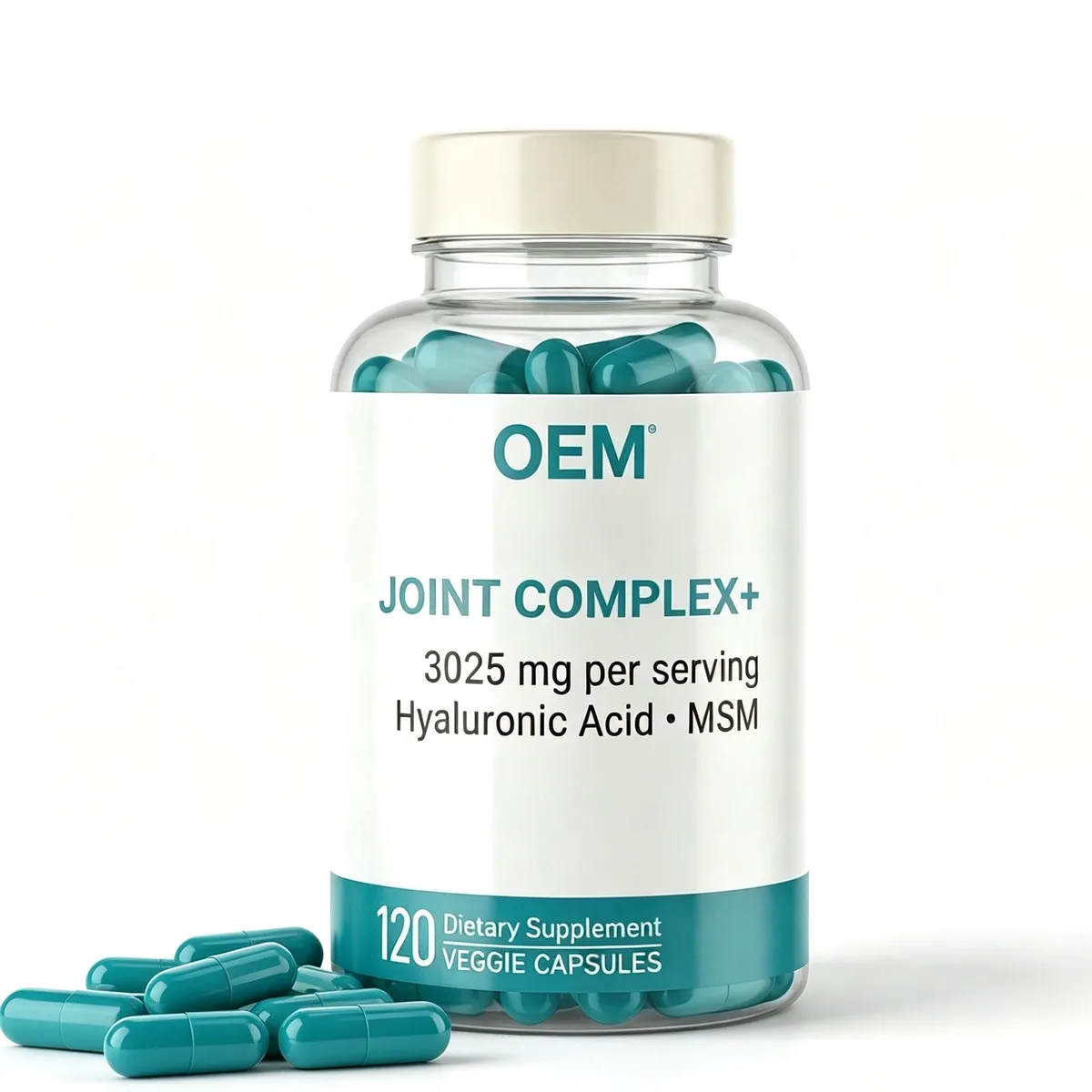 Private Label Joint Complex Plus Capsule 3025mg Per Serving 120 Veggie Caps Bulk OEM ODM Service