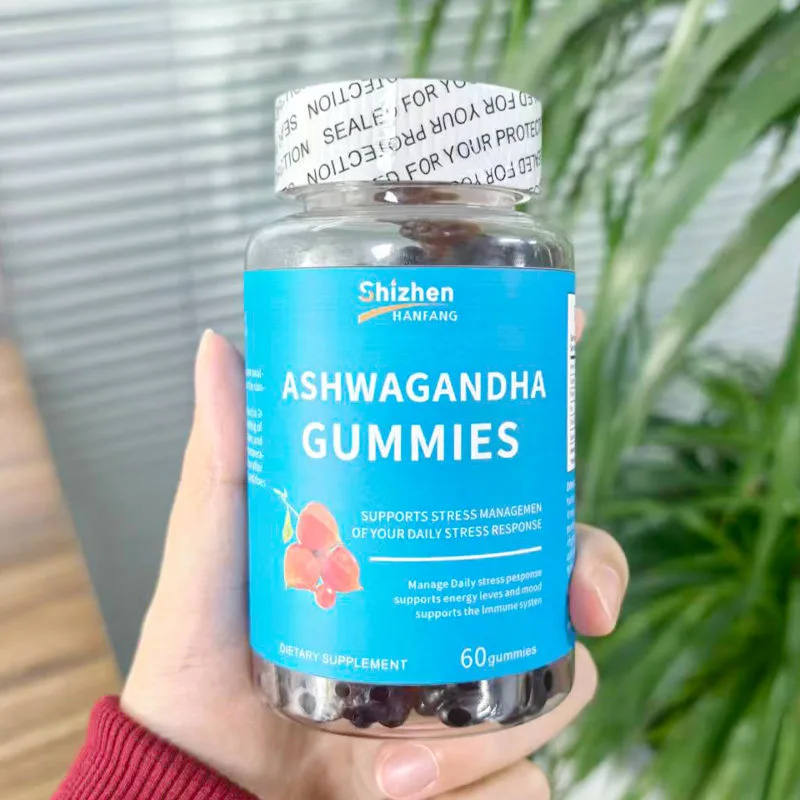 Factory Oem Odm Obm Private Label Health Food Supplement Ashwagandha Extract Gummies