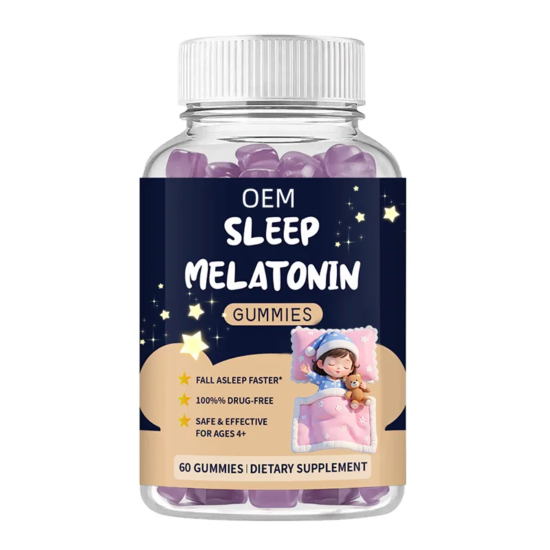 Gentle Melatonin Sleep Gummies Drug Free Natural Sleep Support for Adults and Kids