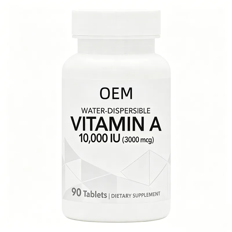 Water Dispersible Vitamin a 10000 IU 3000mcg OEM Dietary Supplement for Daily Nutritional Support