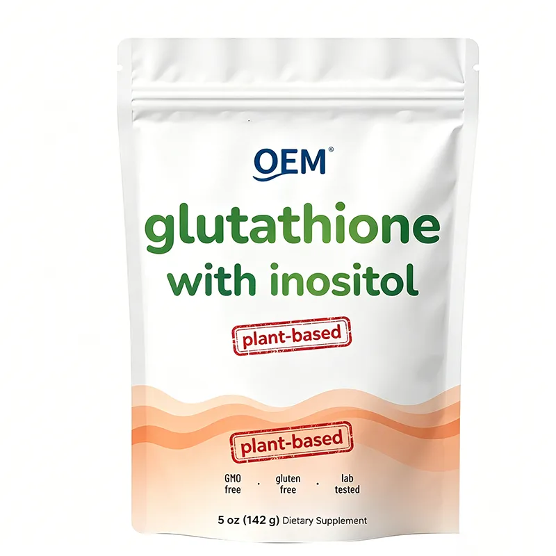 Glutathione Powder with Inositol Plant Based Formula 5oz 142g Non GMO Gluten Free Lab Tested OEM Supplement