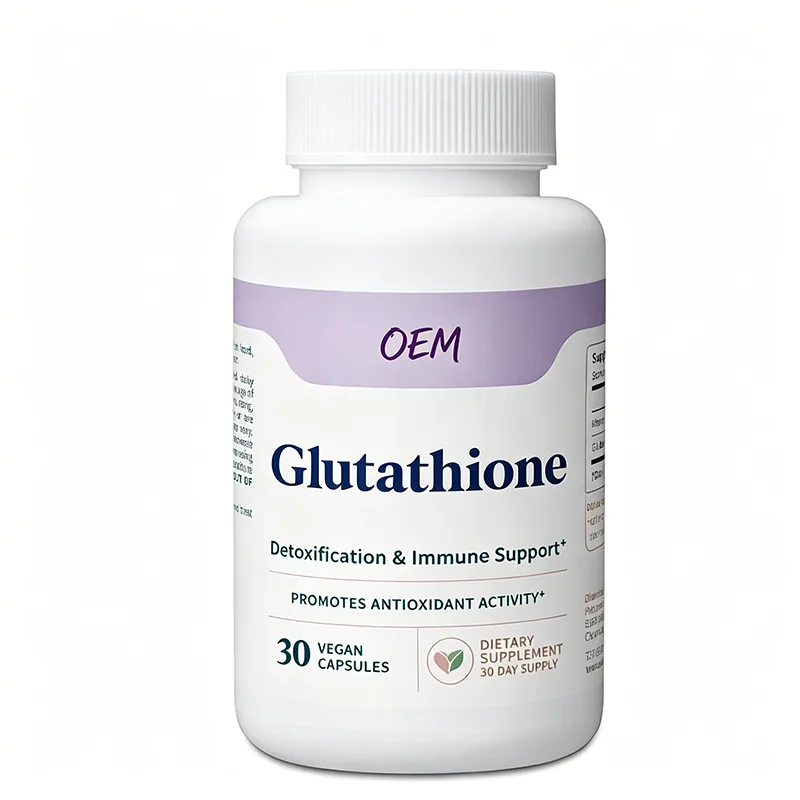 Glutathione Vegan Capsules 30 Count 30 Day Supply OEM Dietary Supplement for Daily Wellness