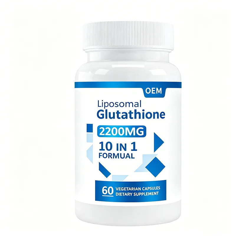 Liposomal Glutathione 2200mg 10 in 1 Formula 60 Vegetarian Capsules OEM Dietary Supplement