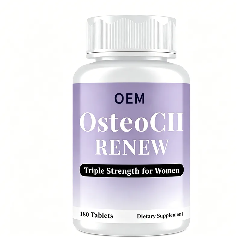 OsteoCII Renew Triple Strength for Women Tablets 180 Count OEM Dietary Supplement for Bone Wellness