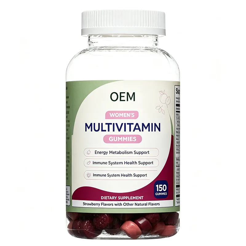 Women's Multivitamin Gummies 150 Count OEM Supplement for Energy Metabolism and Immune System Health Support